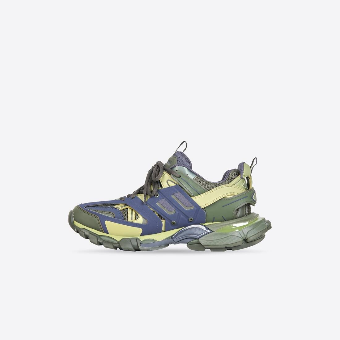 Men's Track Sneaker in Green - 4