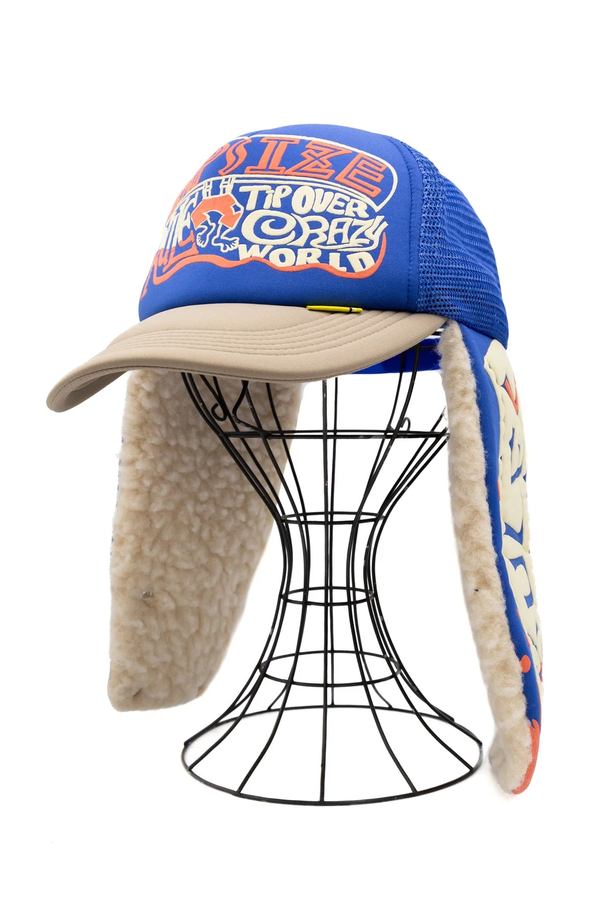 KAPSIZE RULE LUMBER Trucker Cap - Blue x Mocha - 1