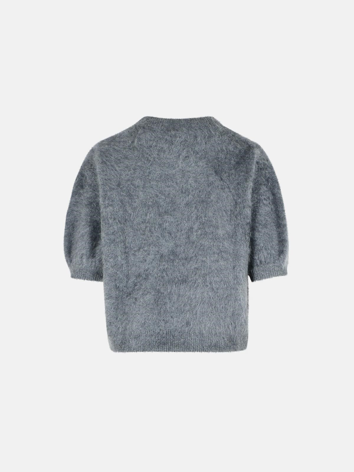 'JUNIPER' GRAPHITE CASHMERE SWEATER - 3
