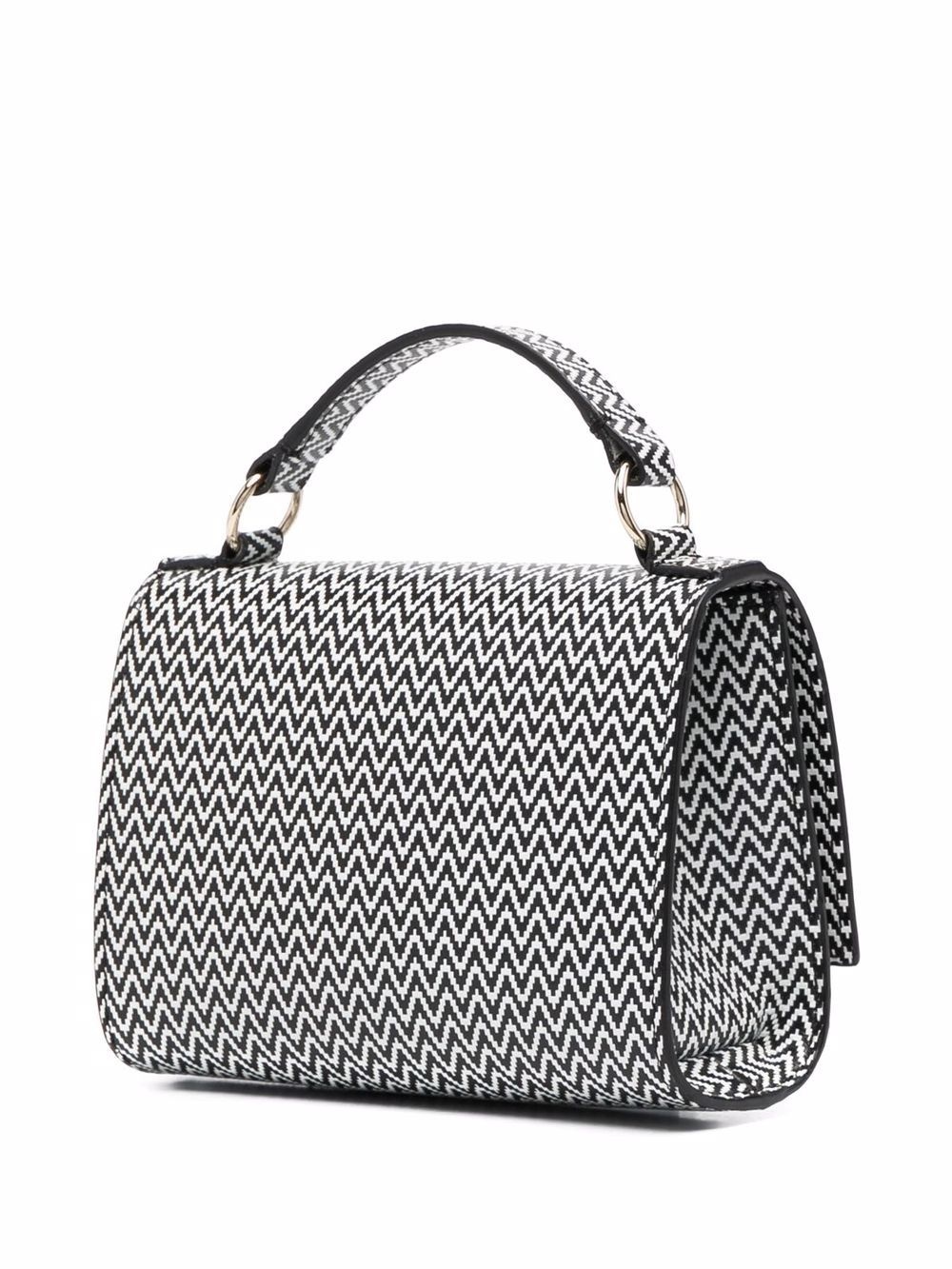 chevron pattern mini bag - 4