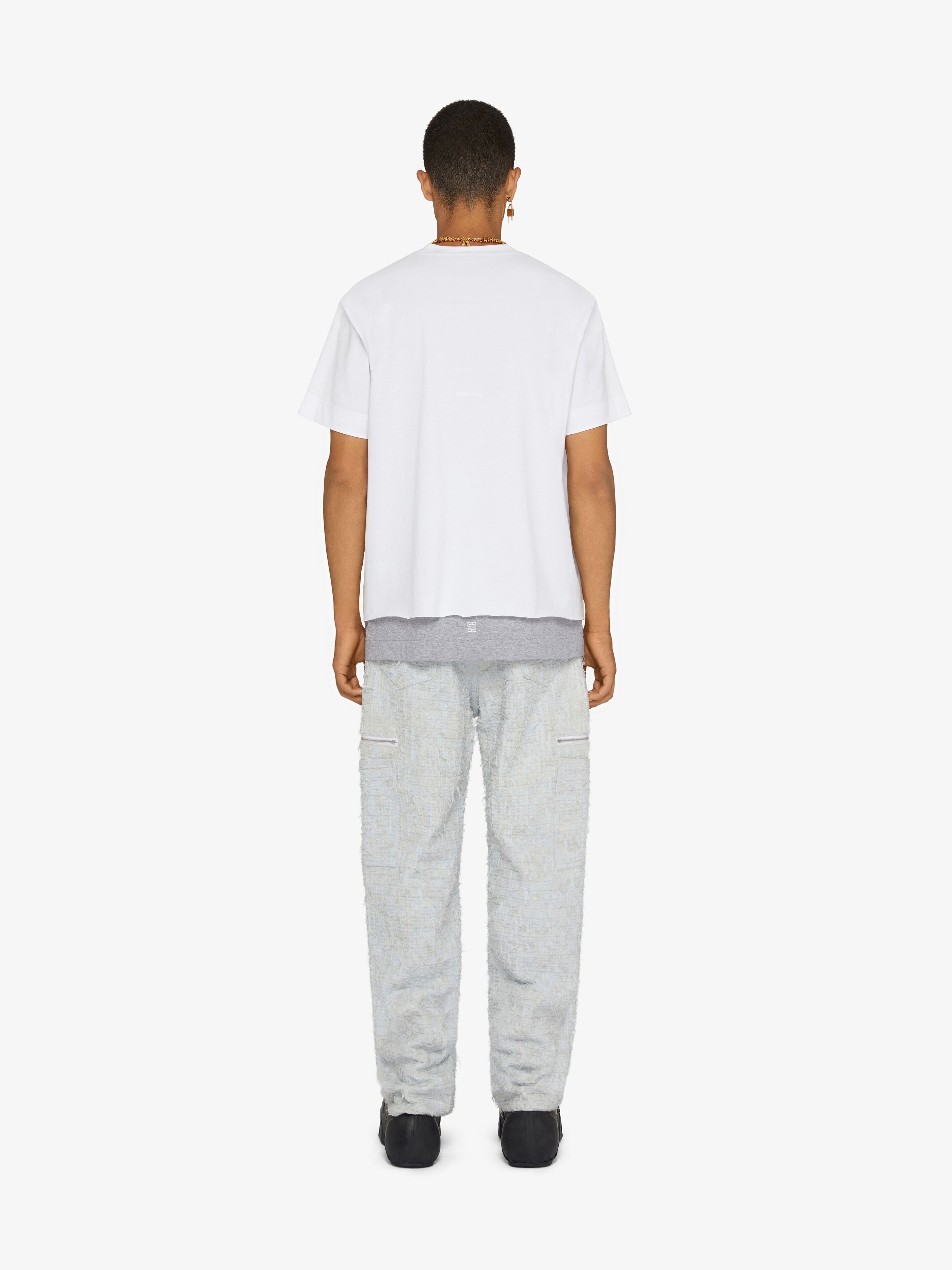 G RIDER OVERSIZED CUT & LAYER T-SHIRT IN JERSEY - 4