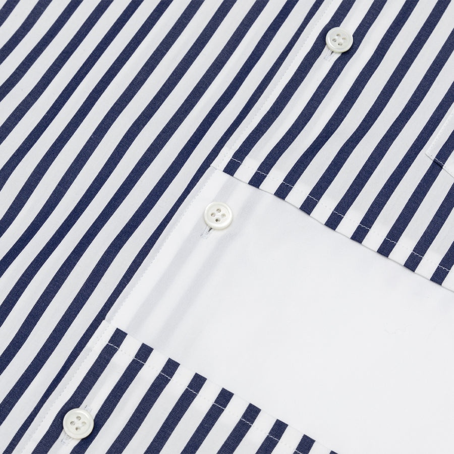 COTTON POPLIN STRIPE SHIRT - 4