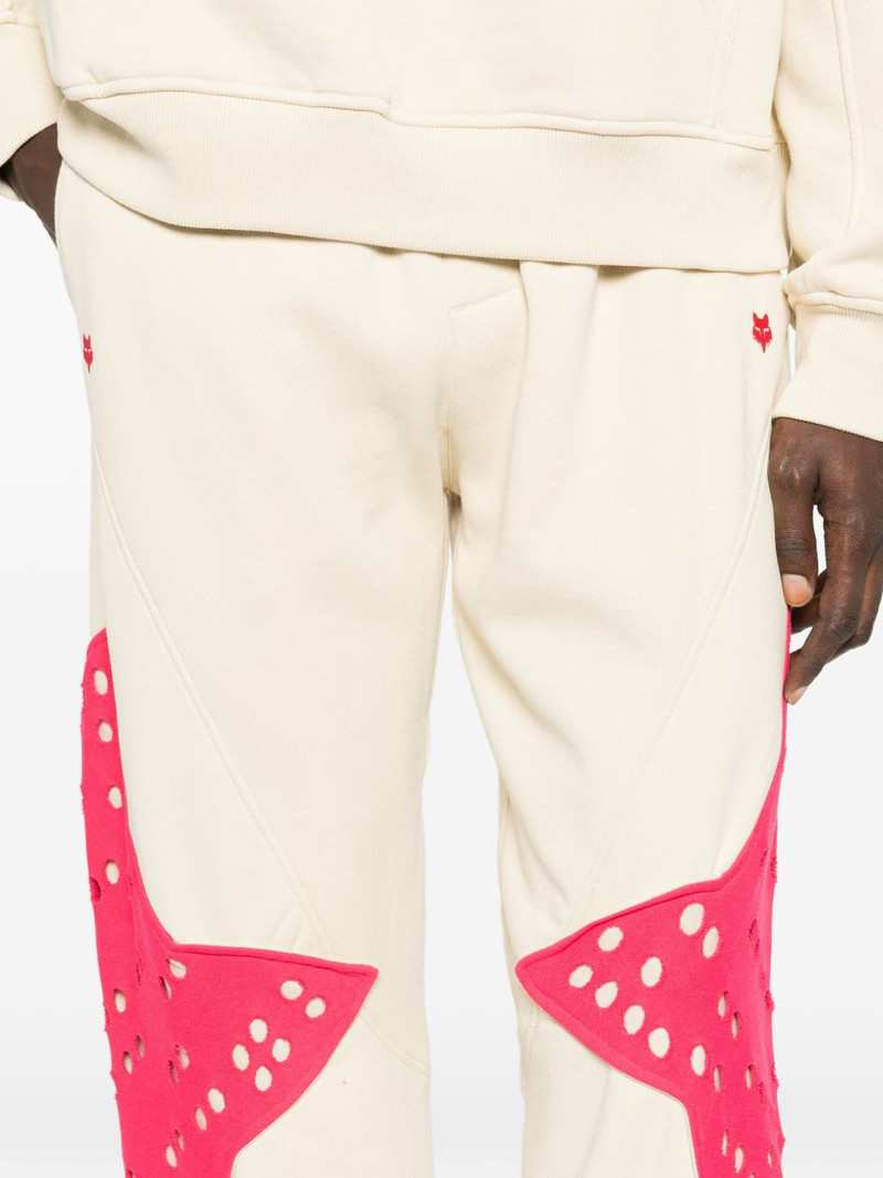 x Fox Lab perforated fox fleece joggers 5
