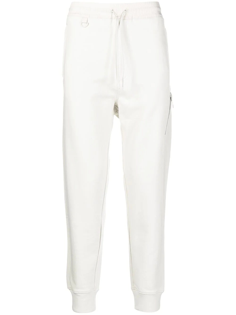 drawstring-fastening waist trousers - 1