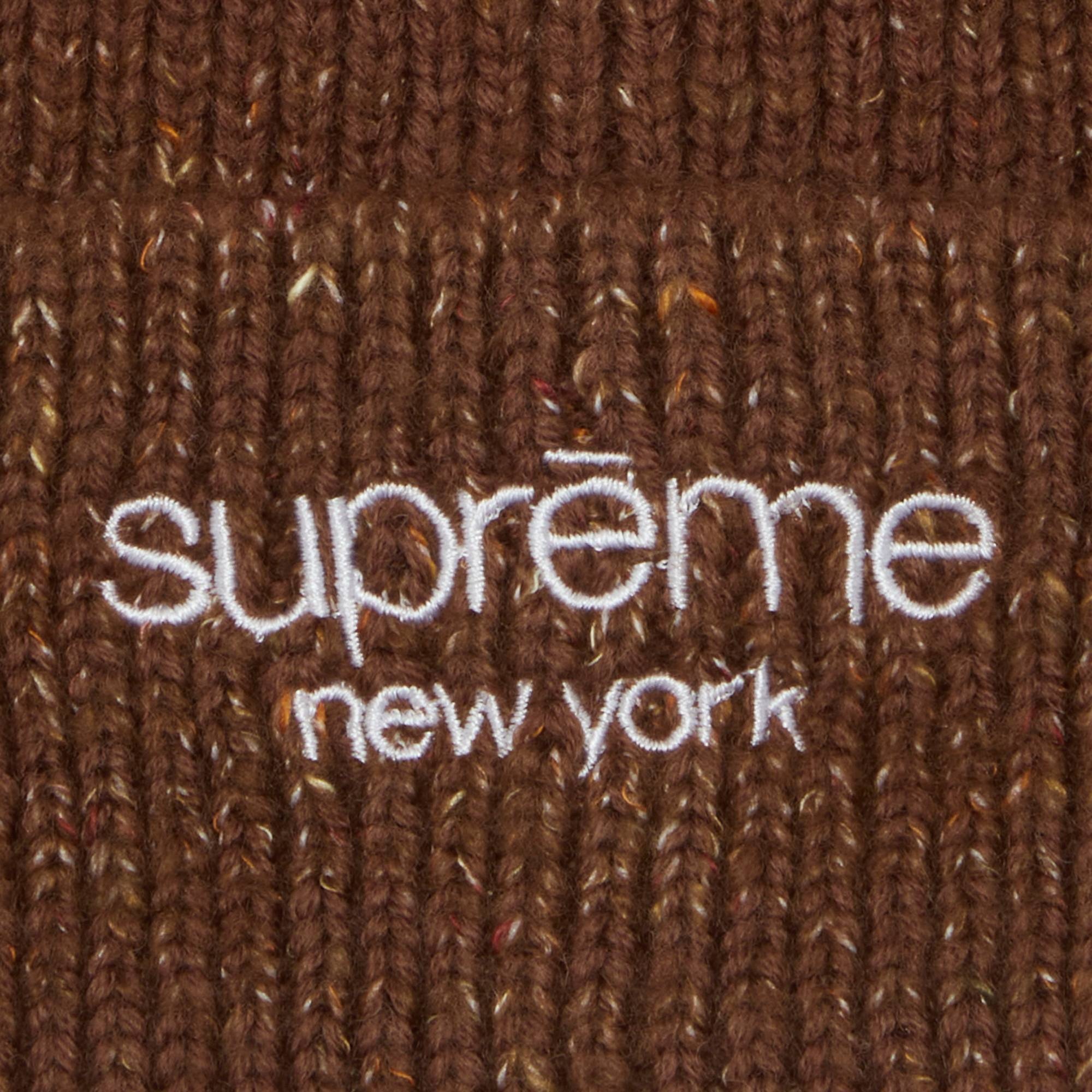 Supreme Rainbow Speckle Beanie 'Brown' - 3