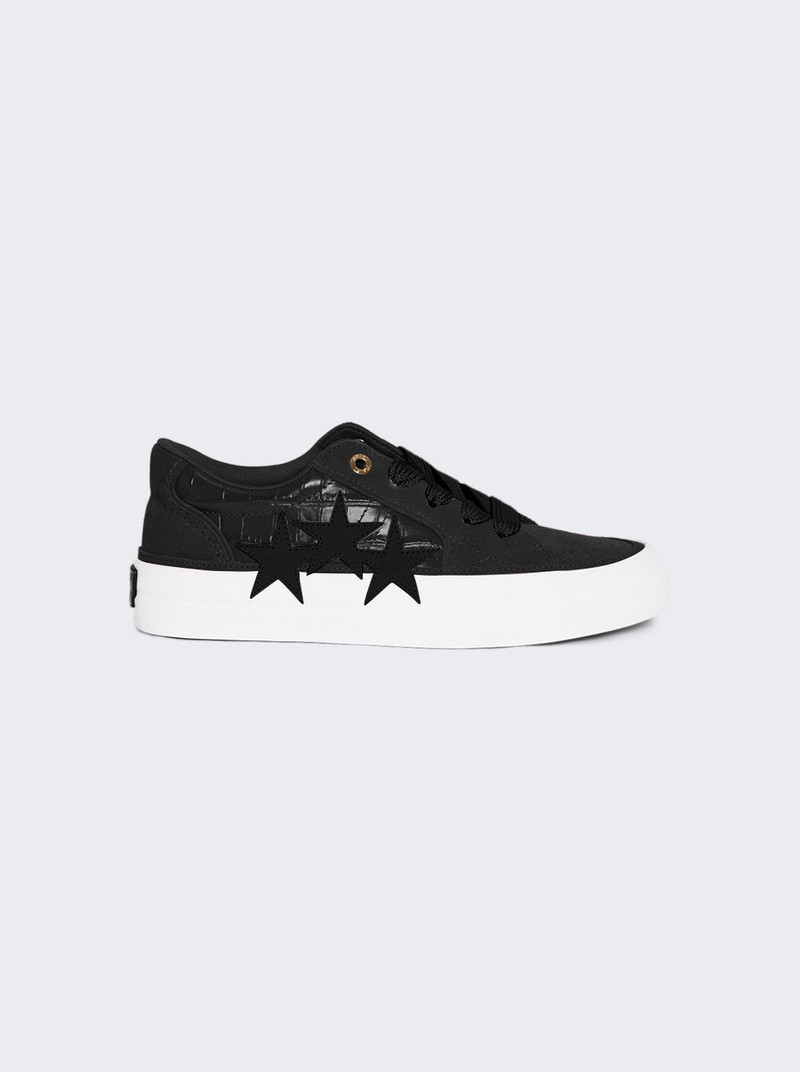 Croc Debossed Sunset Skate Black 1