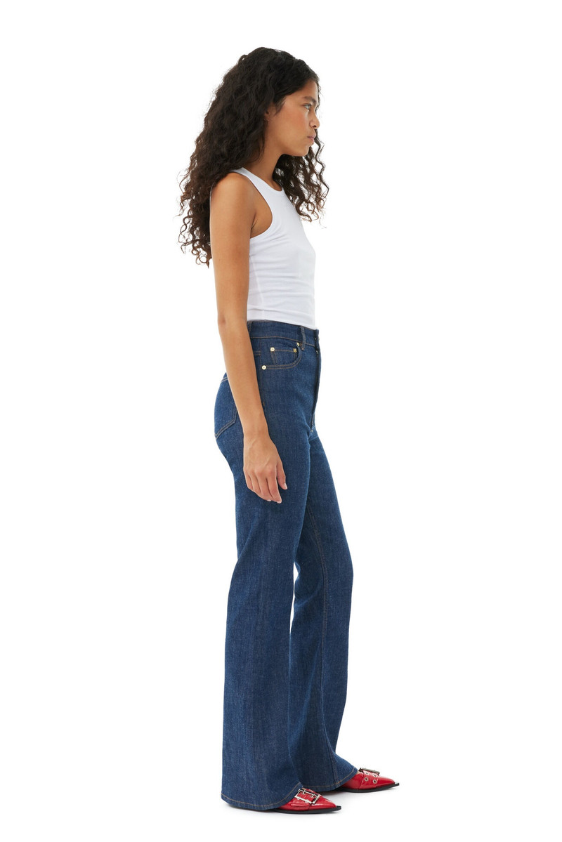 WHITE SOFT COTTON RIB TANK TOP 5