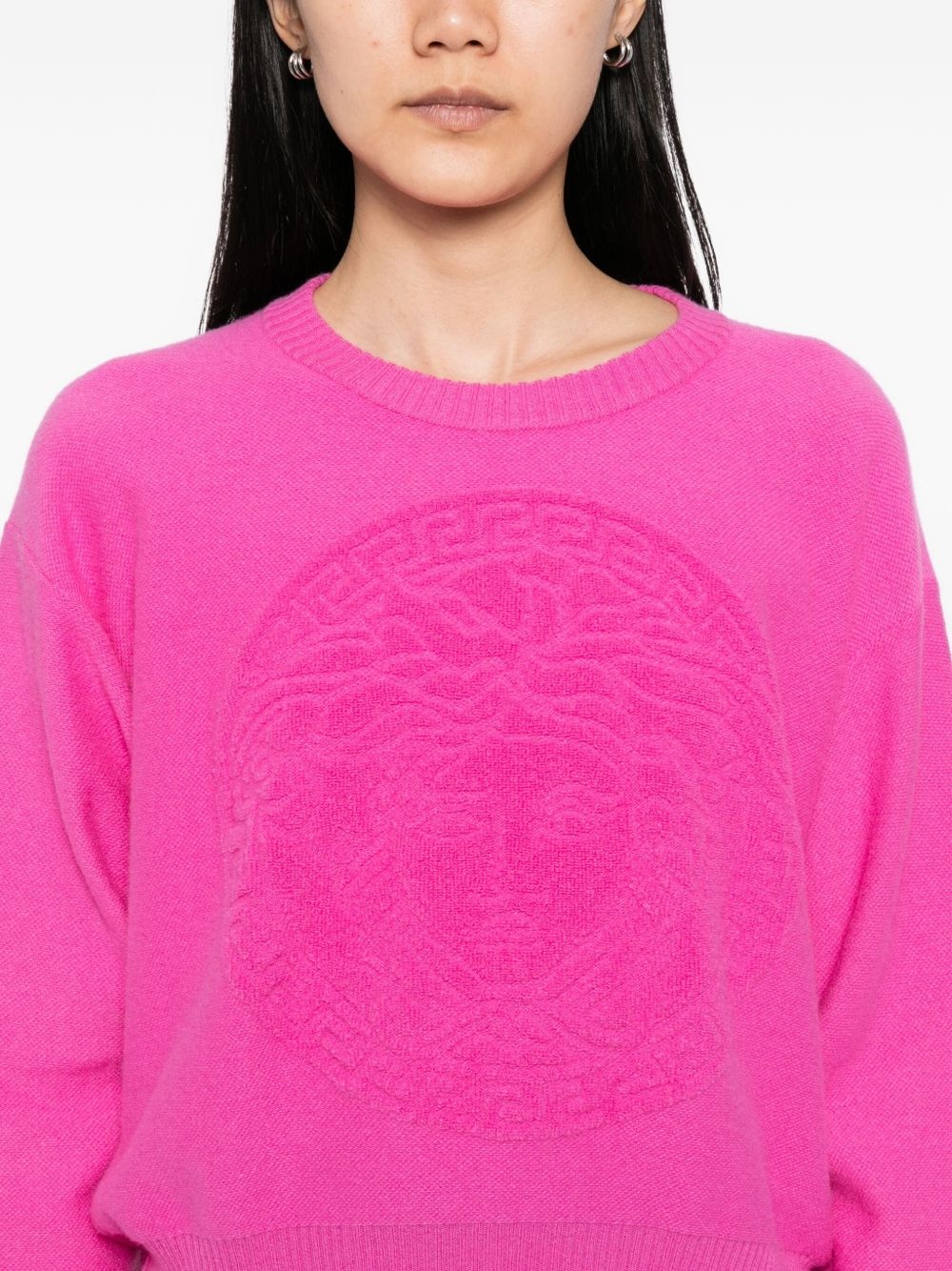 logo-knit jumper - 5