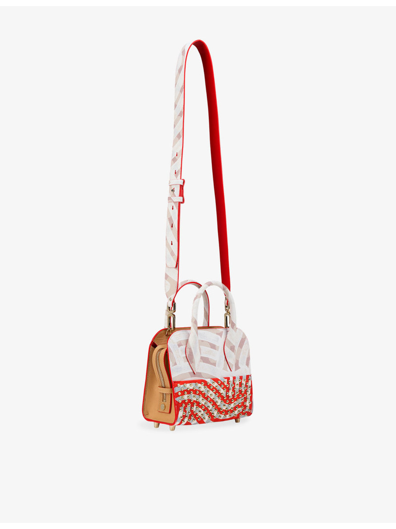 Christian Louboutin Eloise Mini Printed Leather Tote Bag outlook