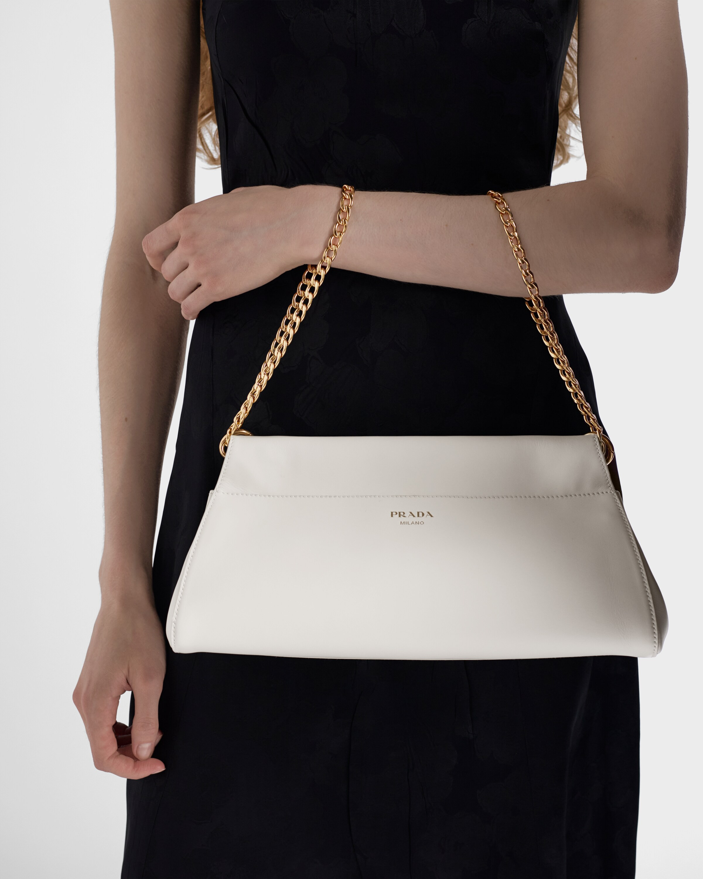 Prada Enchaîné medium leather bag - 8