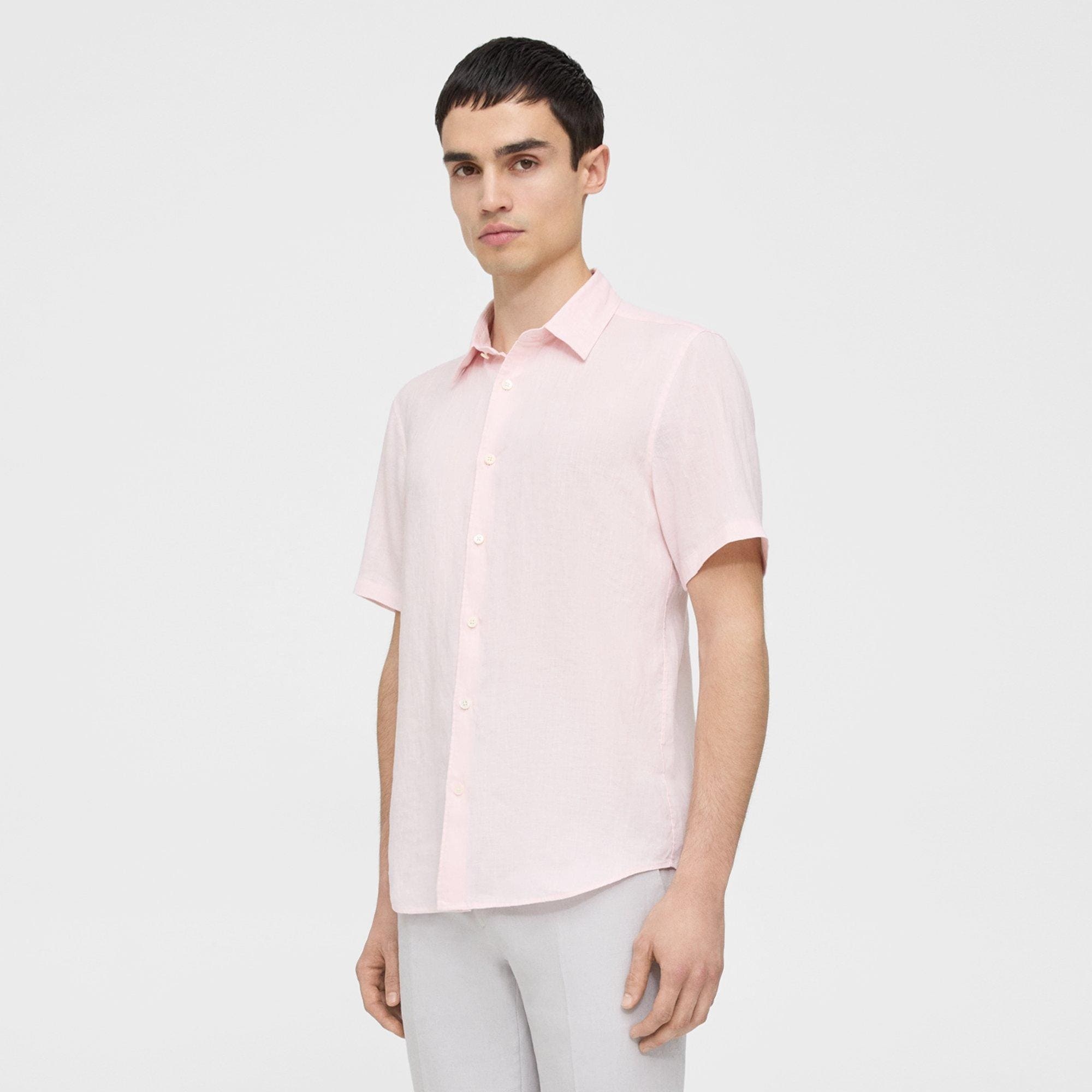 Irving Short-Sleeve Shirt in Relaxed Linen - 3