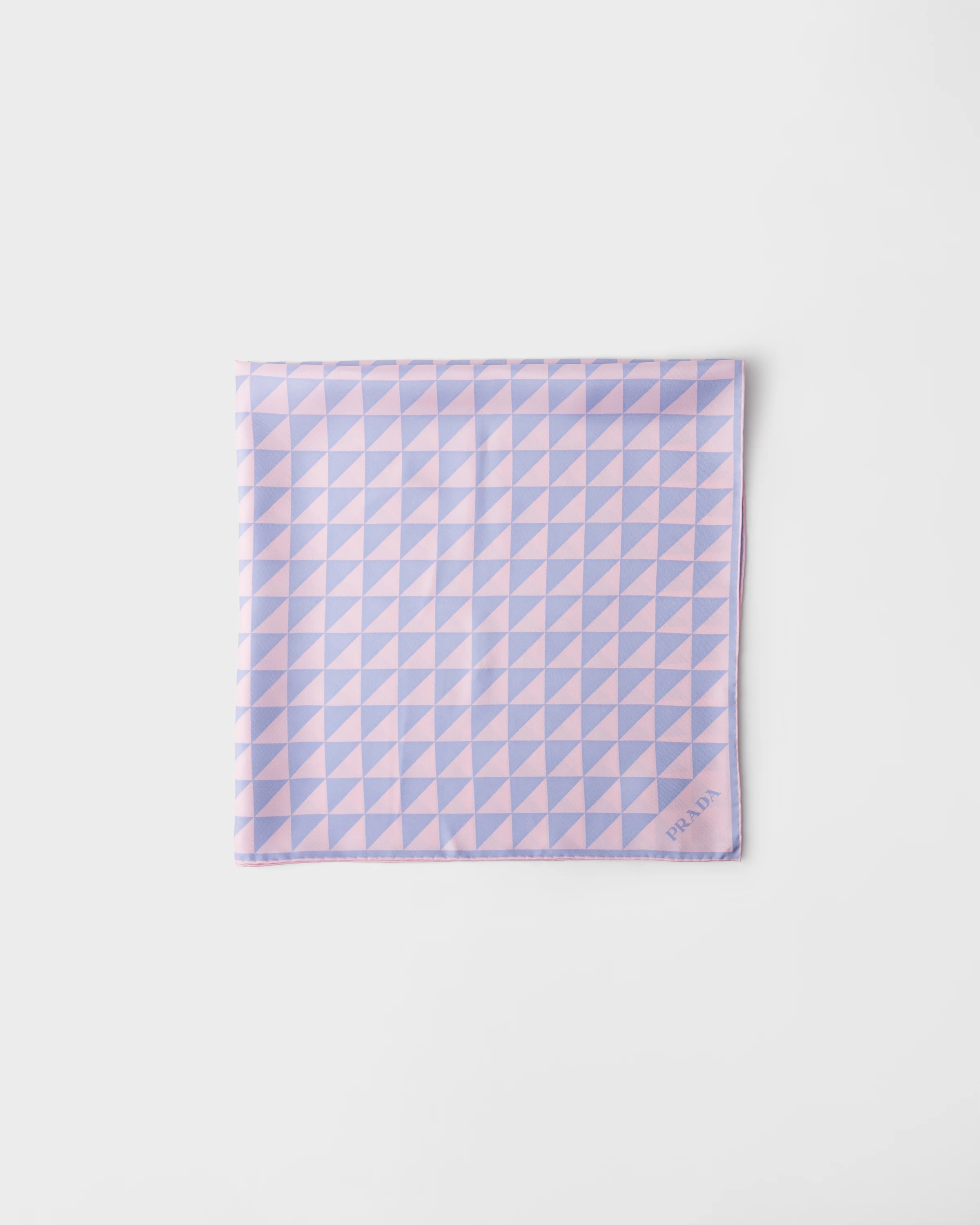 Printed silk twill scarf 90x90 - 1