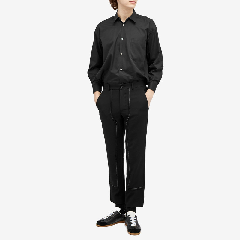 BLACK COMME des GARÇONS Comme des Garçons Black Gabardine Contrast Stitch Pant outlook