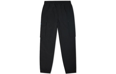 Converse Converse Woven Cargo Multiple Pockets Casual Jogging Sports Long Pants/Trousers Dark Black 10021104- outlook