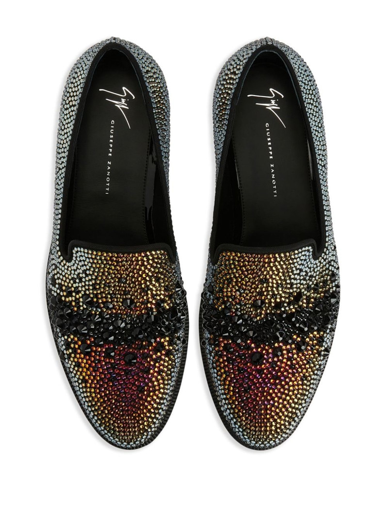 Marthinique crystal-embellished loafers 4