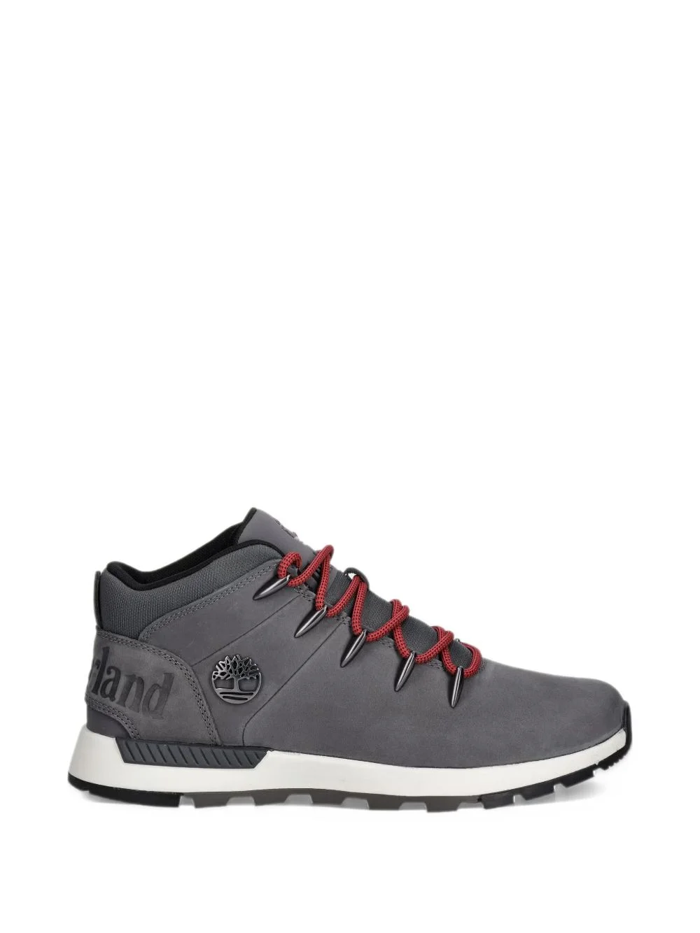 logo-debossed lace-up boots - 1