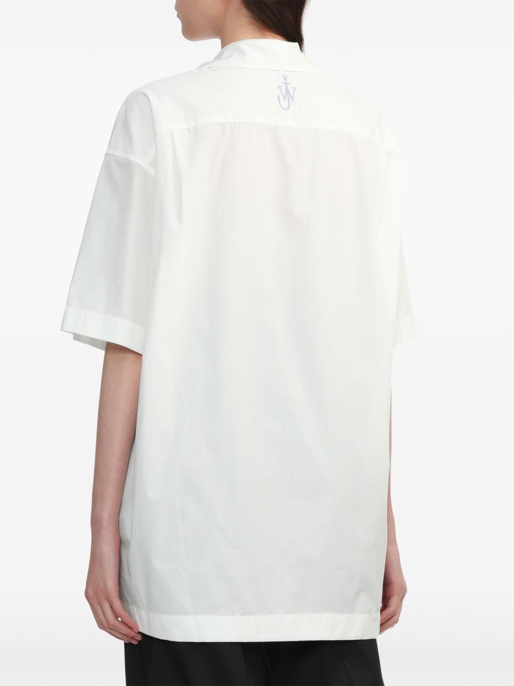 trompe l'oeil-print cotton shirt - 5