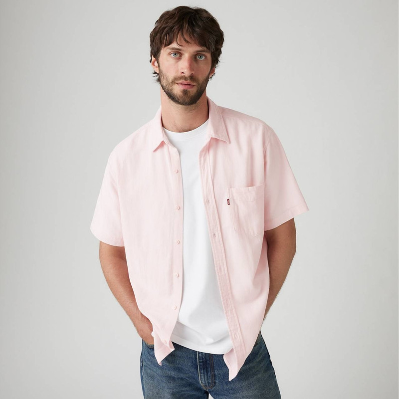 Levi's SHORT SLEEVE SUNSET COTTON LINEN ONE POCKET SHIRT outlook