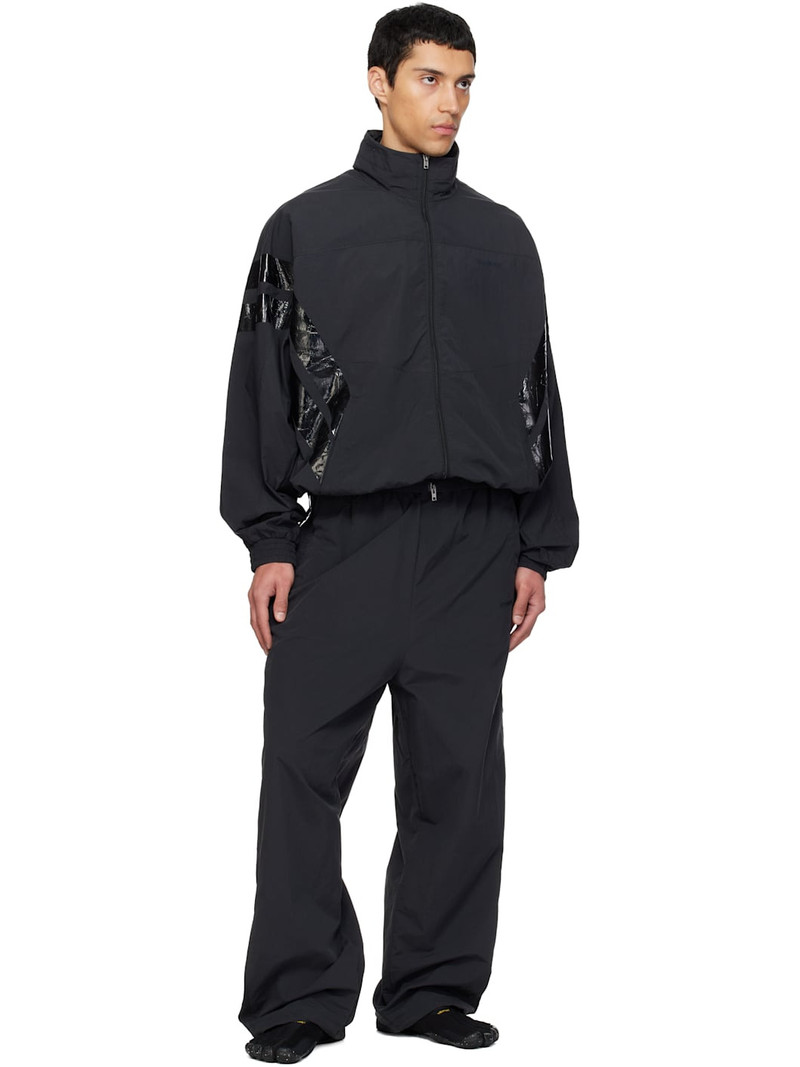 VETEMENTS Black Taped Track Pants outlook