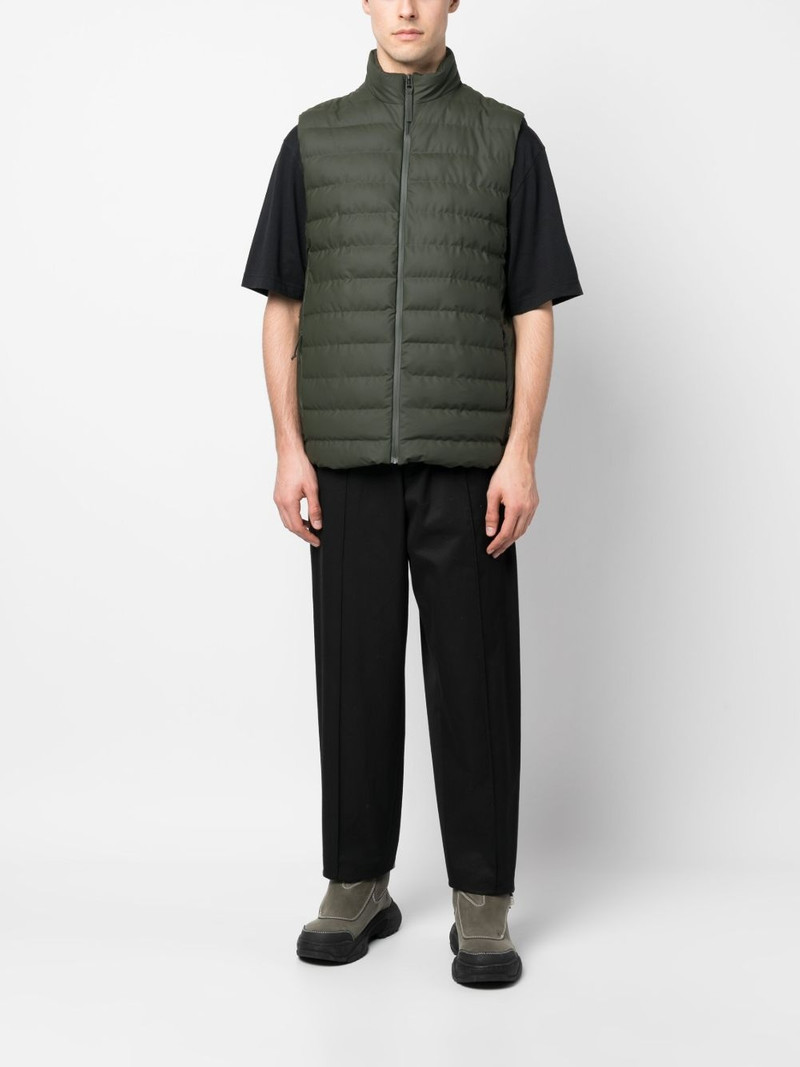 RAINS padded sleeveless puffer gilet outlook