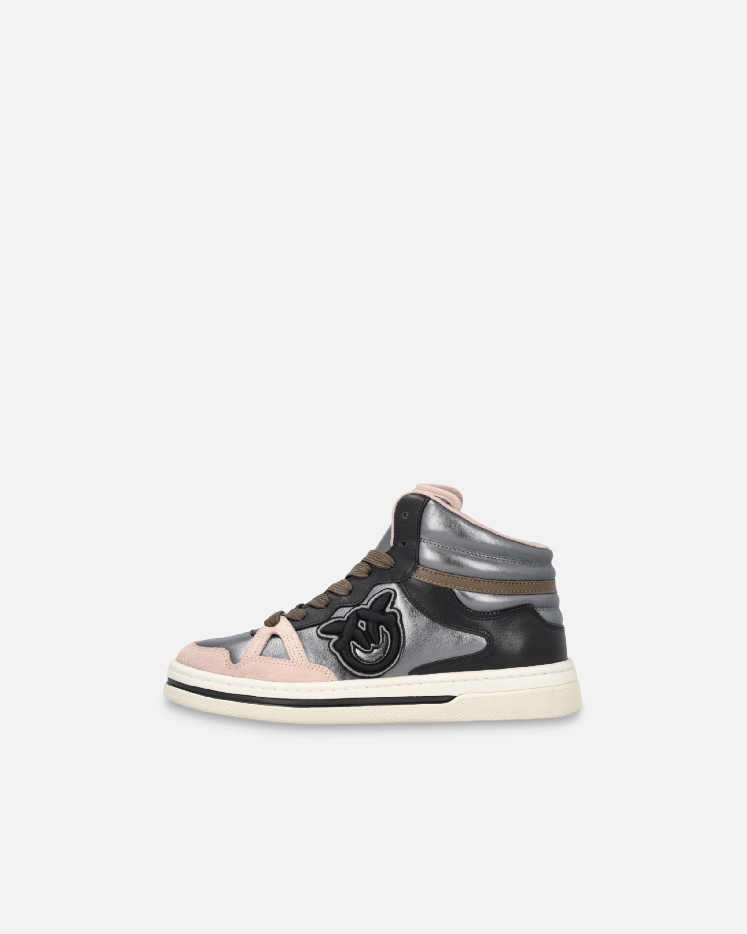 LAMINATED HIGH-TOP SNEAKERS - 5
