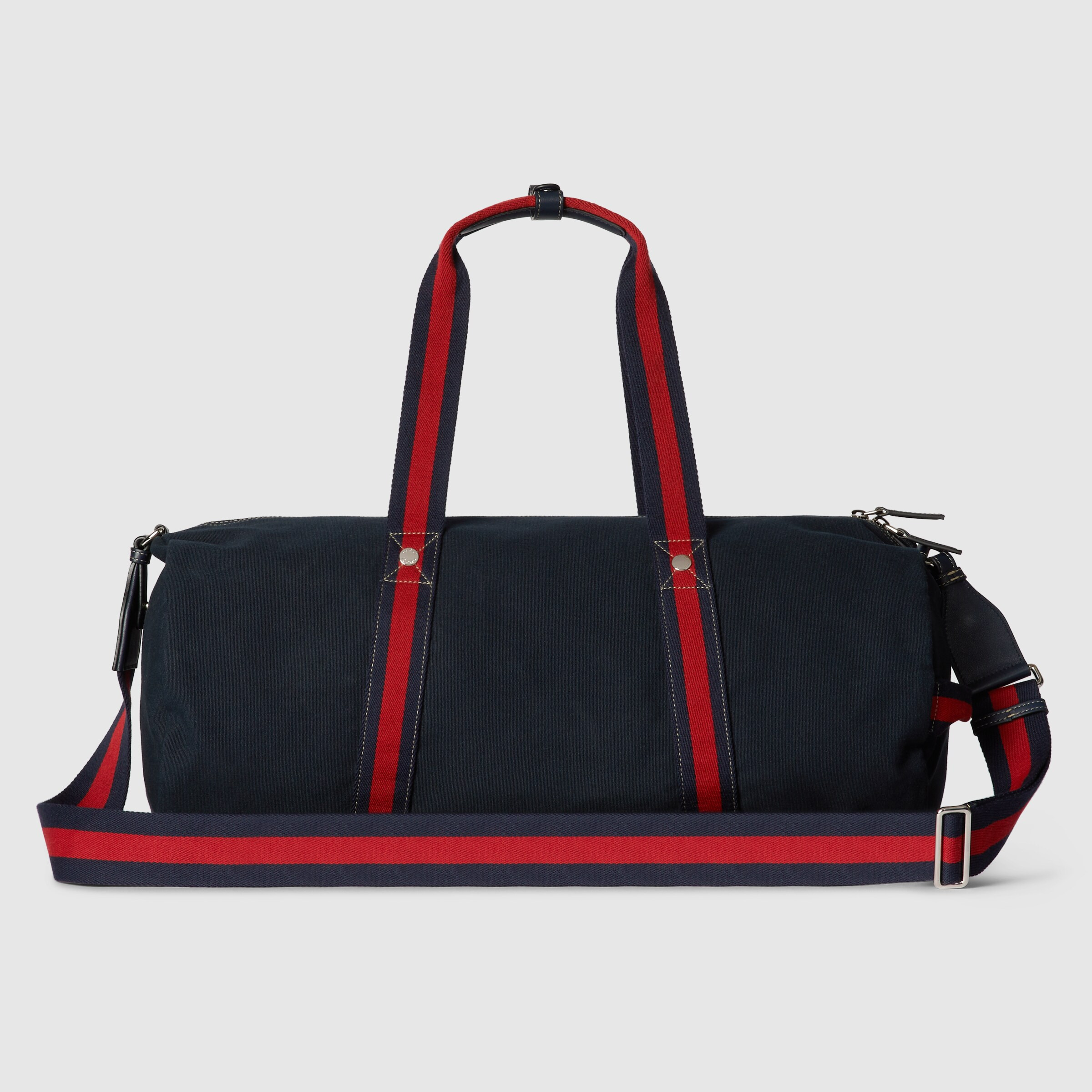 Large printed canvas duffle bag - 5