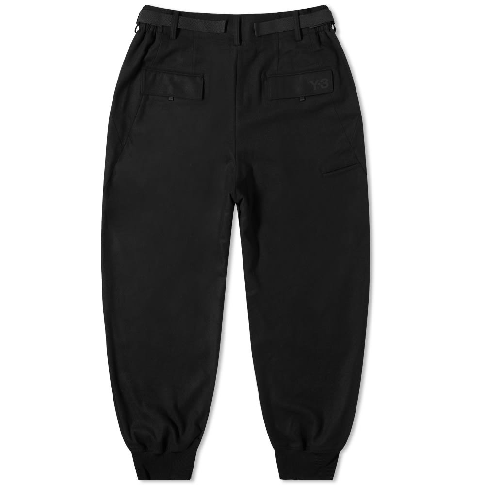 Y-3 Classic Wool Flannel Cuff Pant - 2