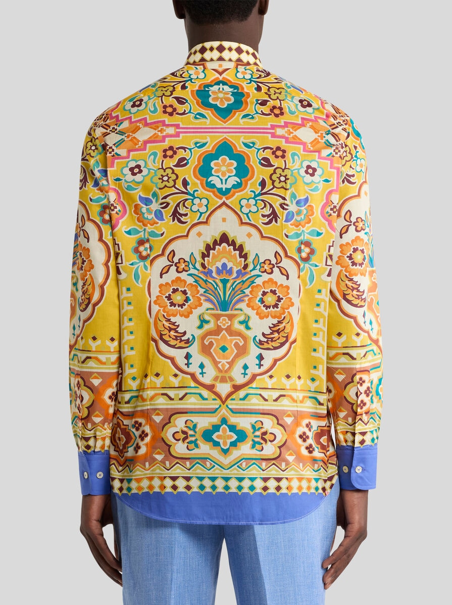 PRINTED COTTON MUSLIN SHIRT - 5