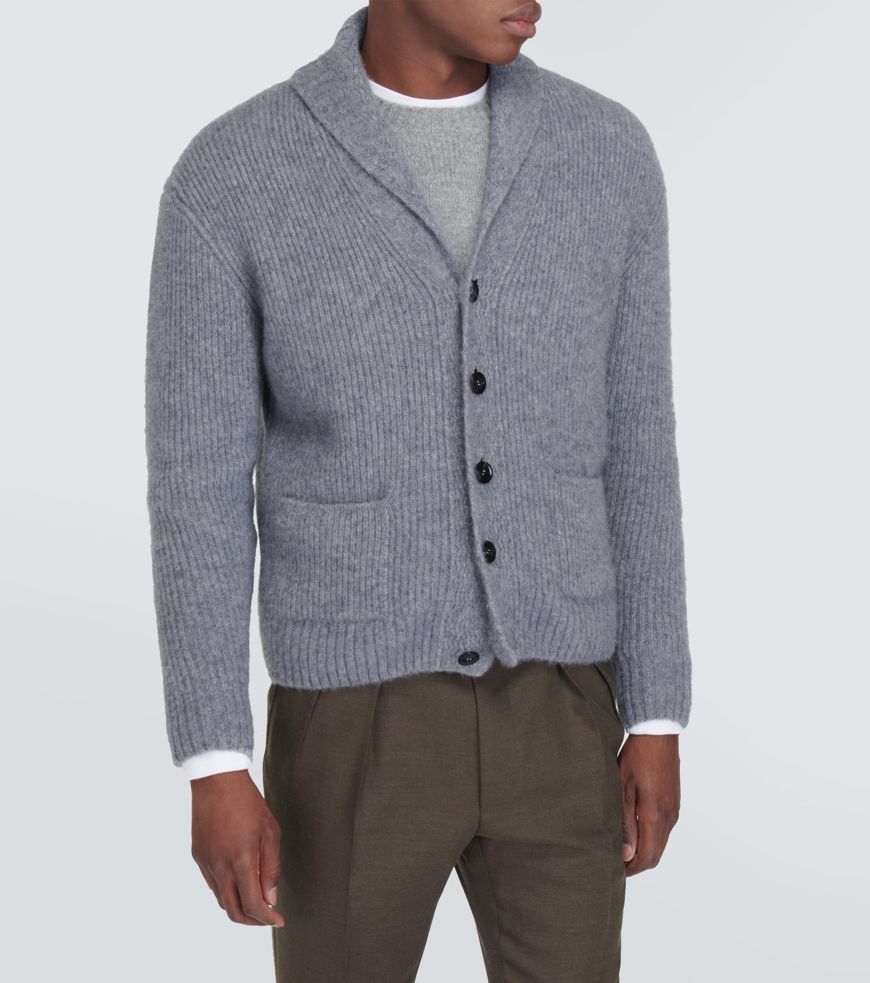 Cashmere and silk cardigan - 3