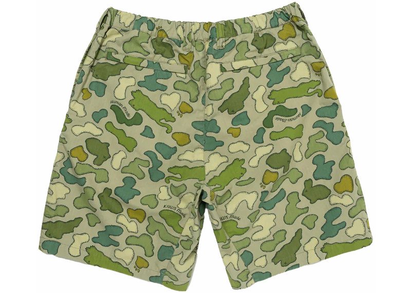 Human Made Human Made x KAWS Made Camo Shorts Olivedrab outlook