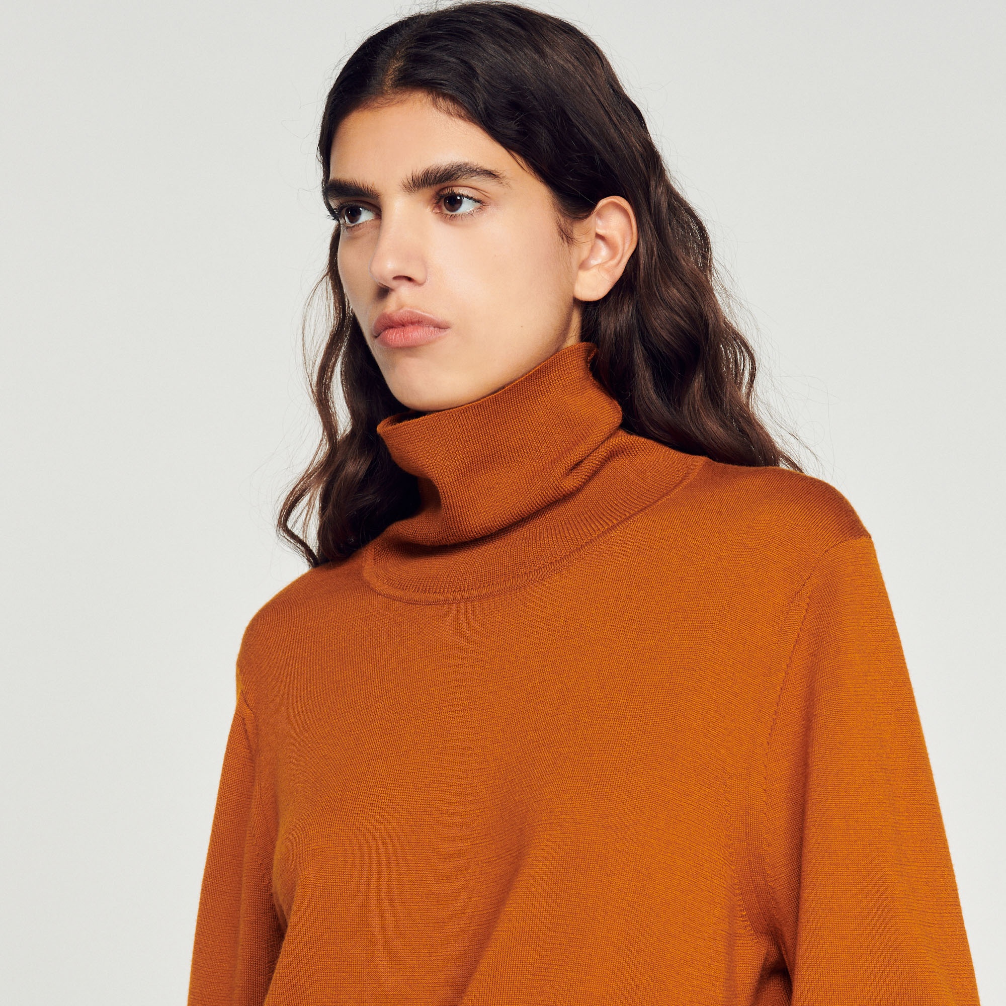 Roll neck wool sweater - 5