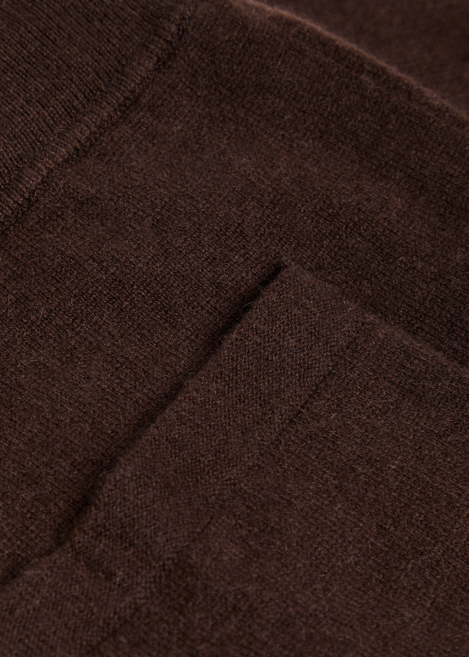 Allude Tapered-leg Wool-blend Trousers - 5