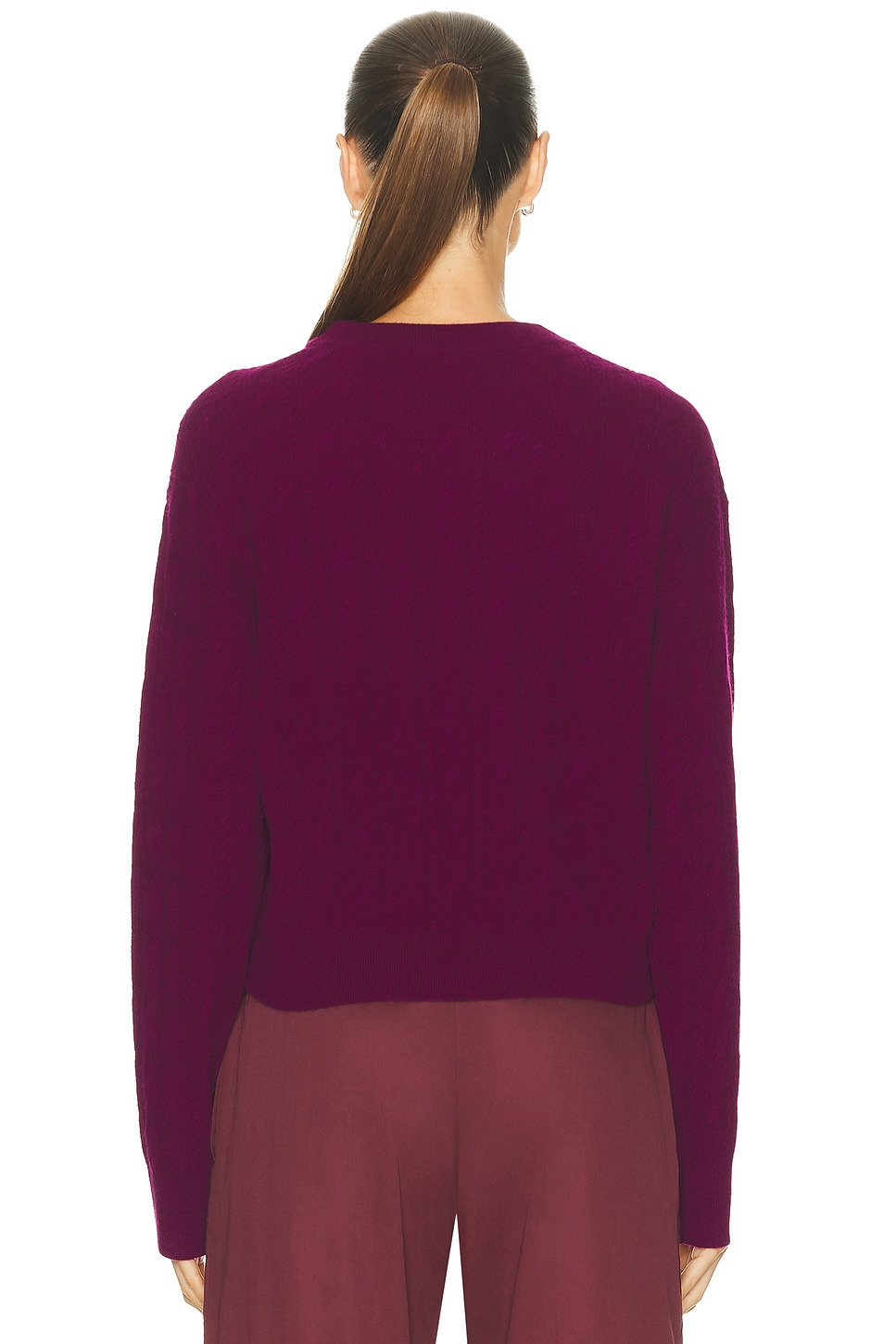 Cable Collegiate Crew Sweater - 3