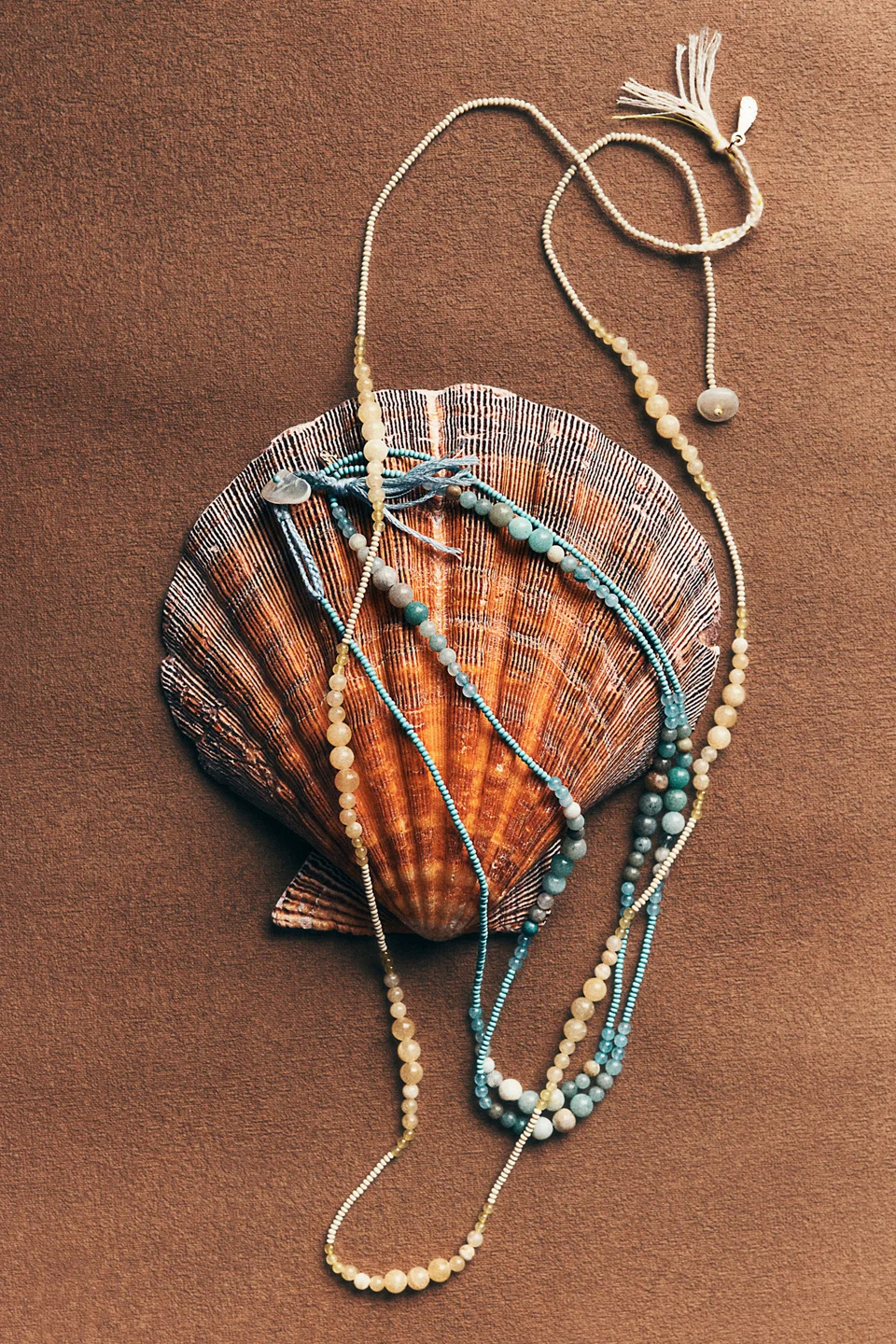 Hettie Semiprecious Strand Necklace - 1