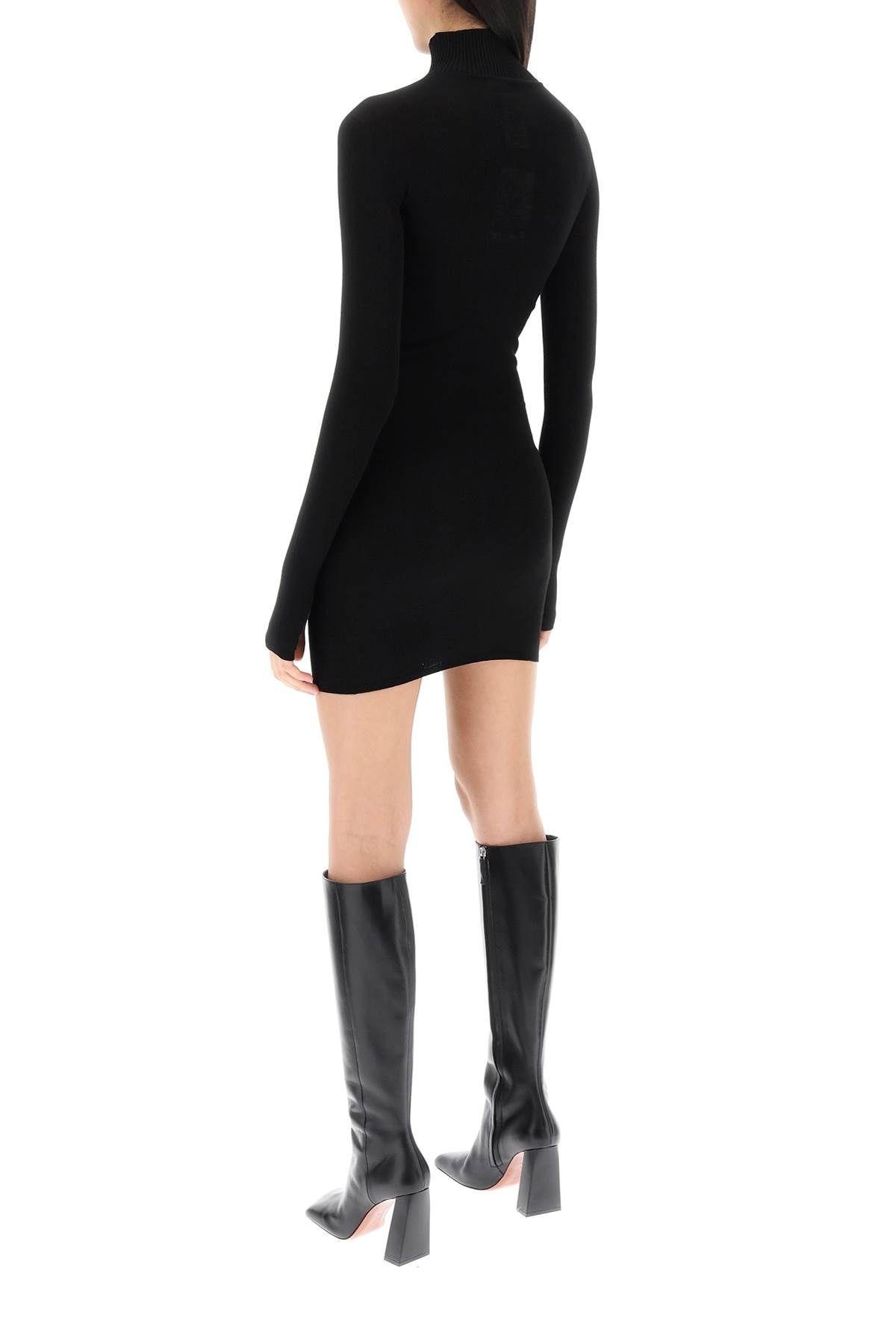 Knitted mini dress with OFF logo Off-white - 4