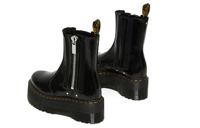 Dr. Martens (WMNS) Dr. Martens 2976 Max Leather Platform Chelsea Boots 'Black' 26903001 outlook