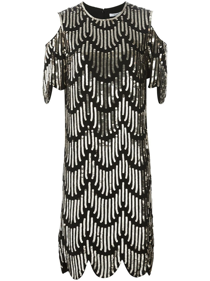 sequin embellished cocktail dress 1