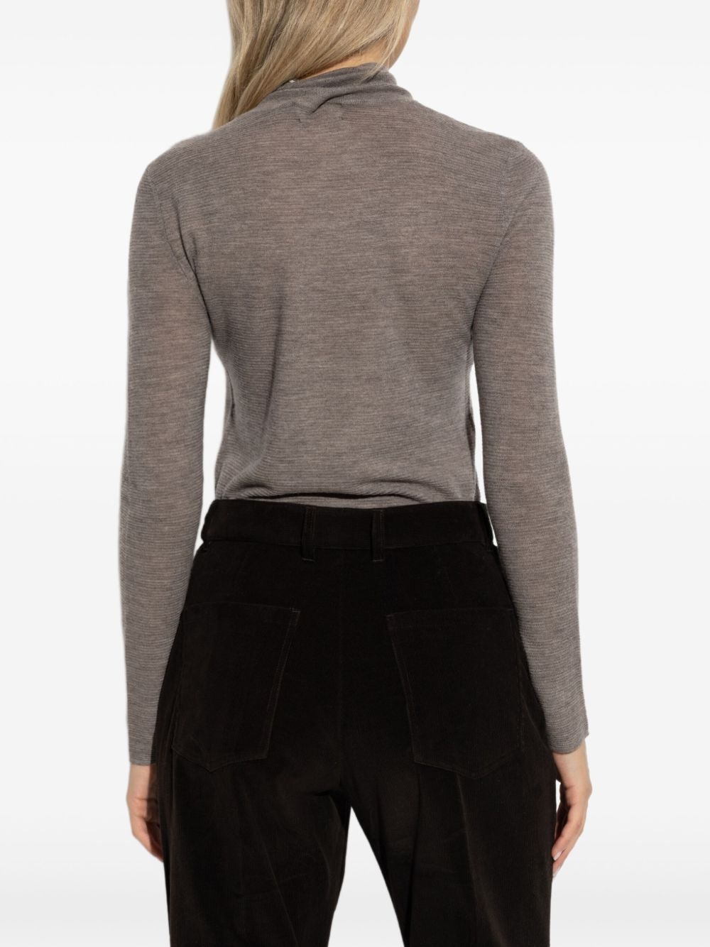 Carolyn turtleneck long-sleeve top - 4