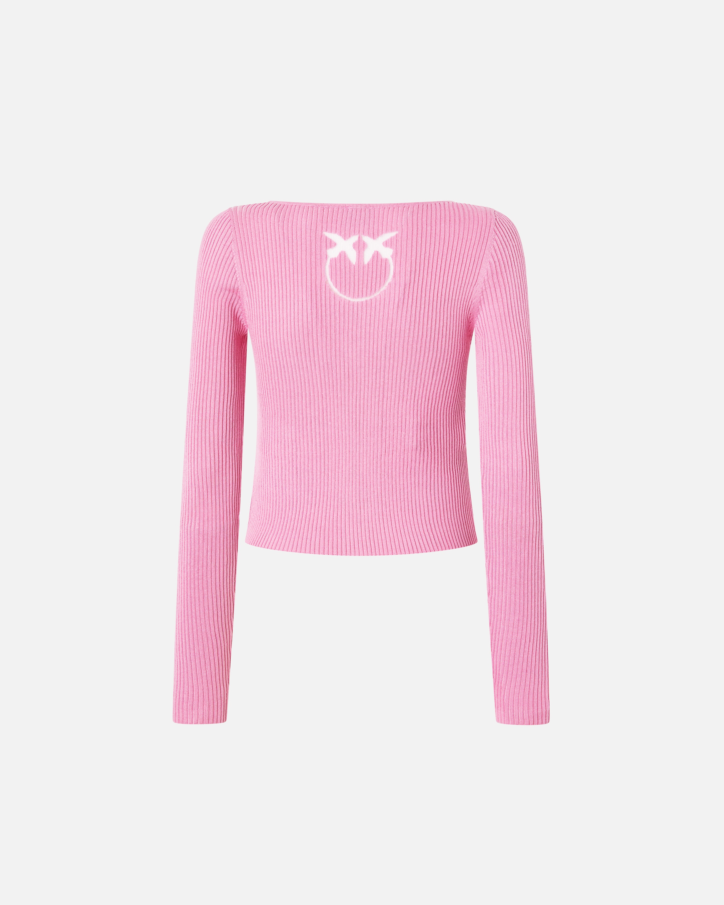 CROPPED CARDIGAN WITH BIRD LOGO ON THE BACK - 6