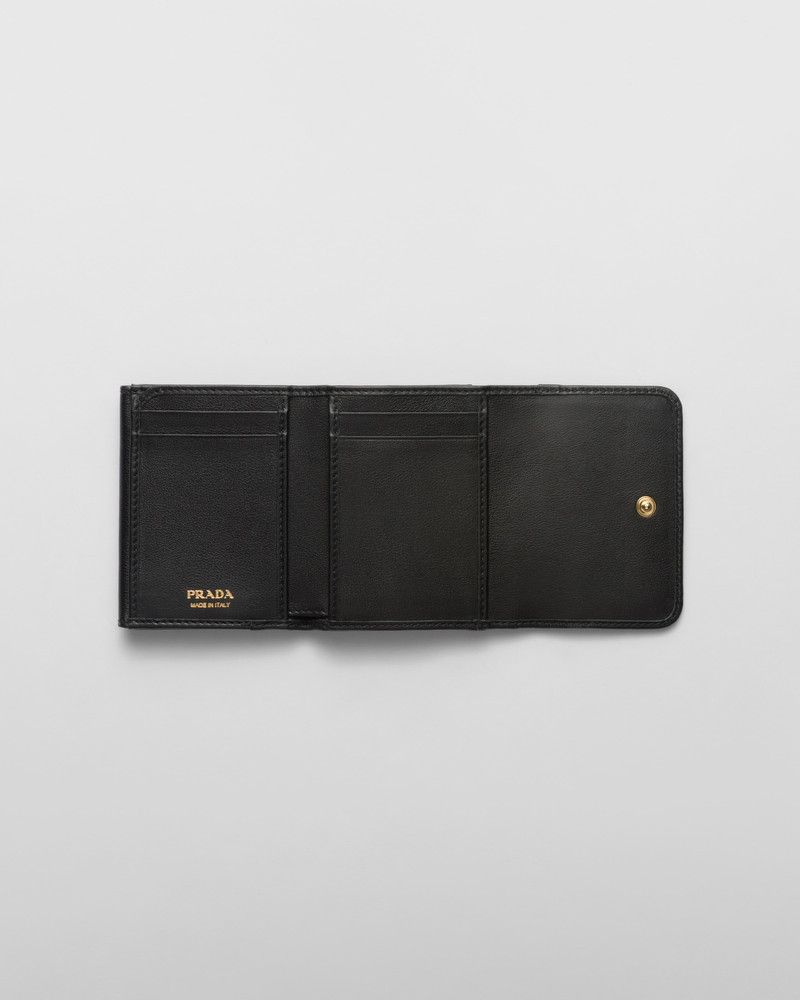 Prada Small Saffiano leather wallet outlook