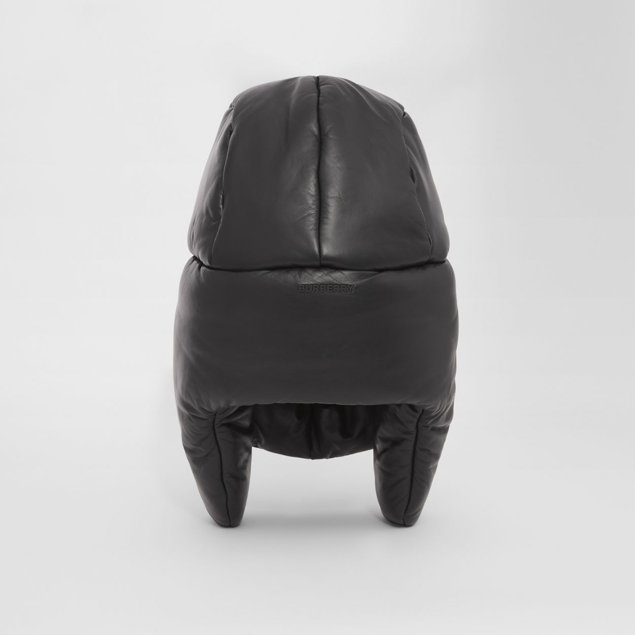 Padded Lambskin Oversized Cap - 5