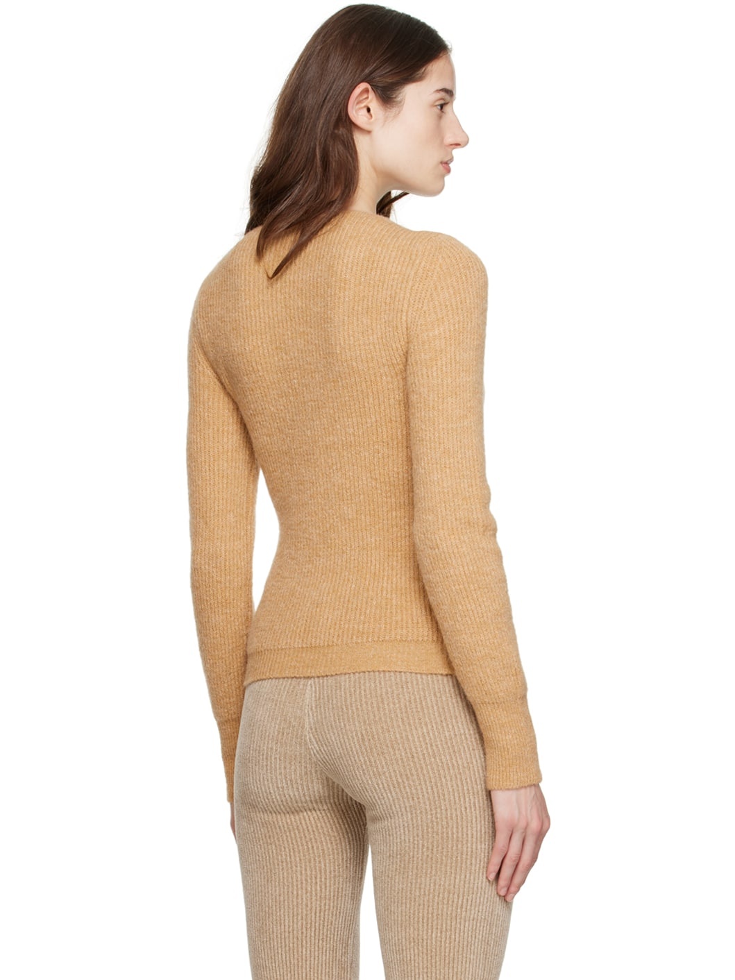 Beige Le Papier 'La Maille Pau' Cardigan - 3