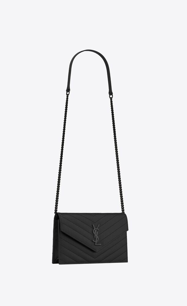 Saint Laurent Women Small Monogram Quilted Leather Bag - 5