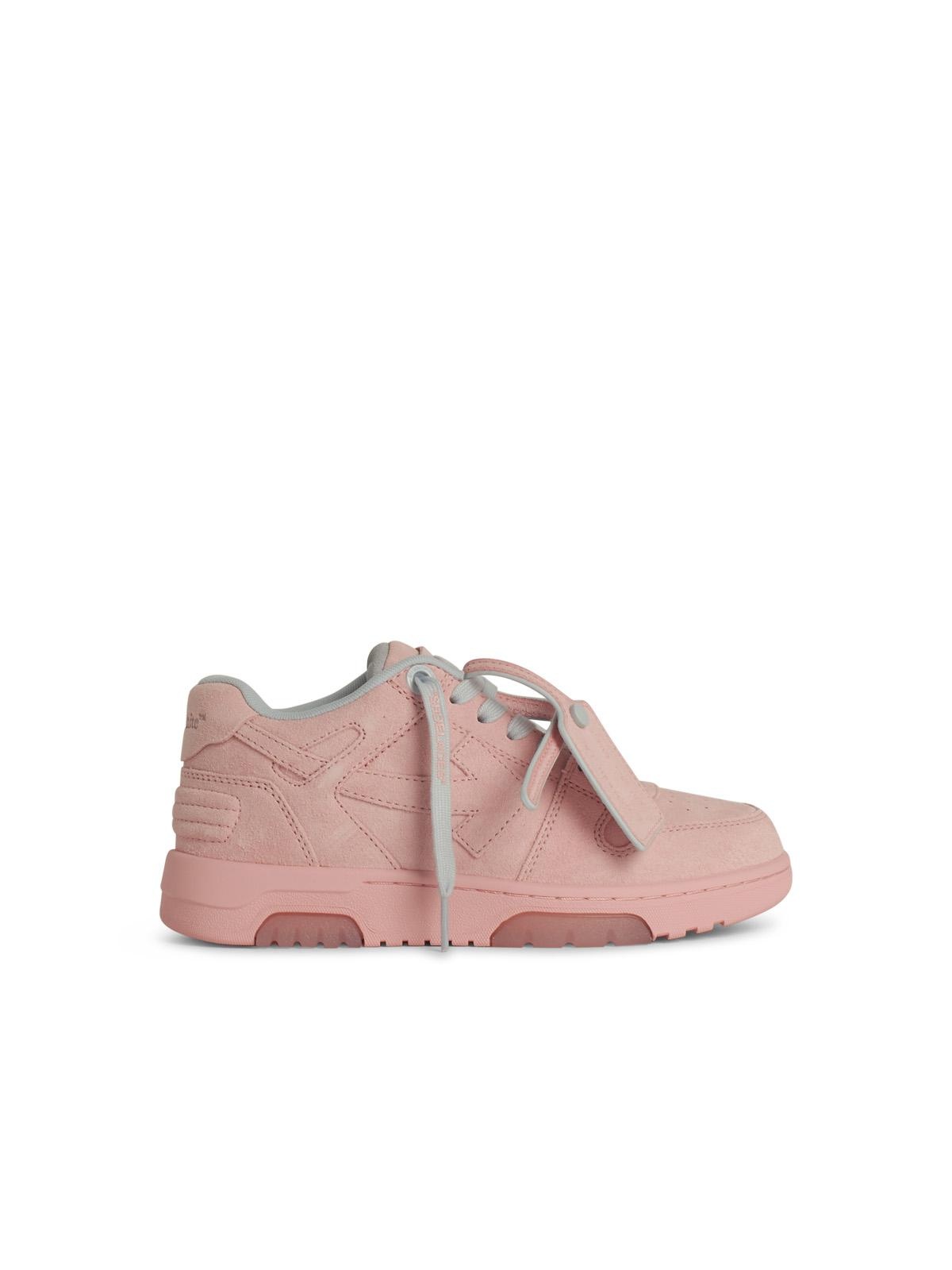 Off-White '0.0.0' Pink Suede Sneakers Women - 1