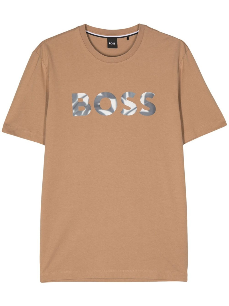 logo-print cotton T-shirt 1