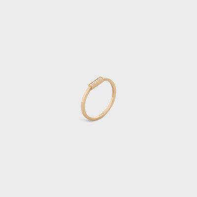 CELINE Celine Line Ring in Yellow Gold and Diamonds outlook
