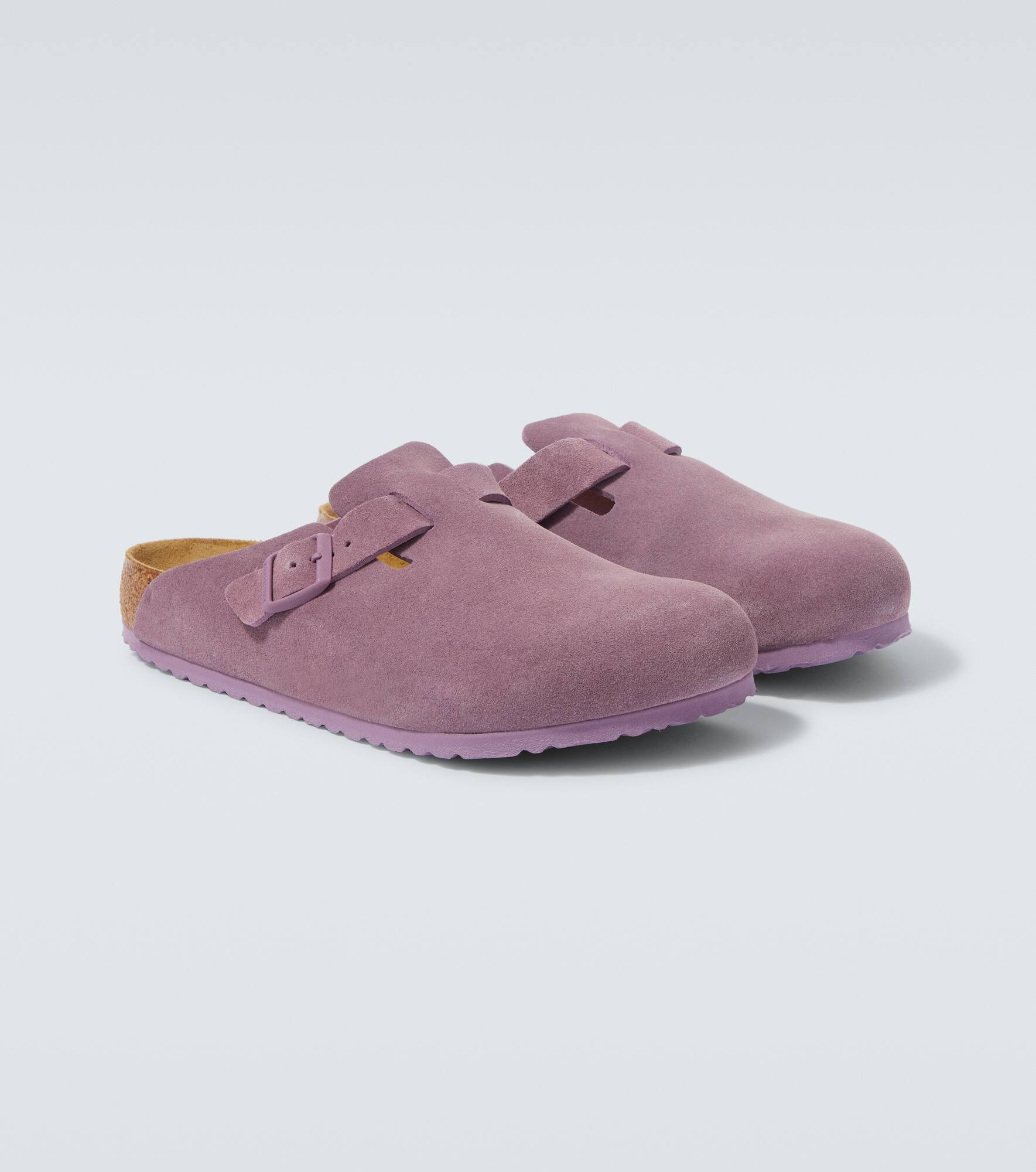 Boston suede clogs - 5