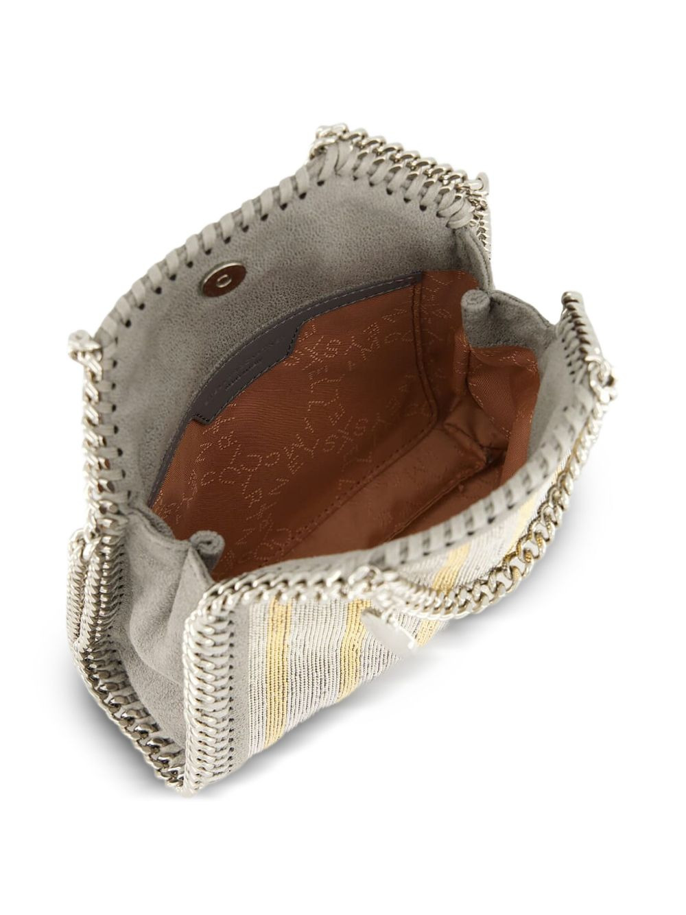 Falabella striped metallic bag - 5