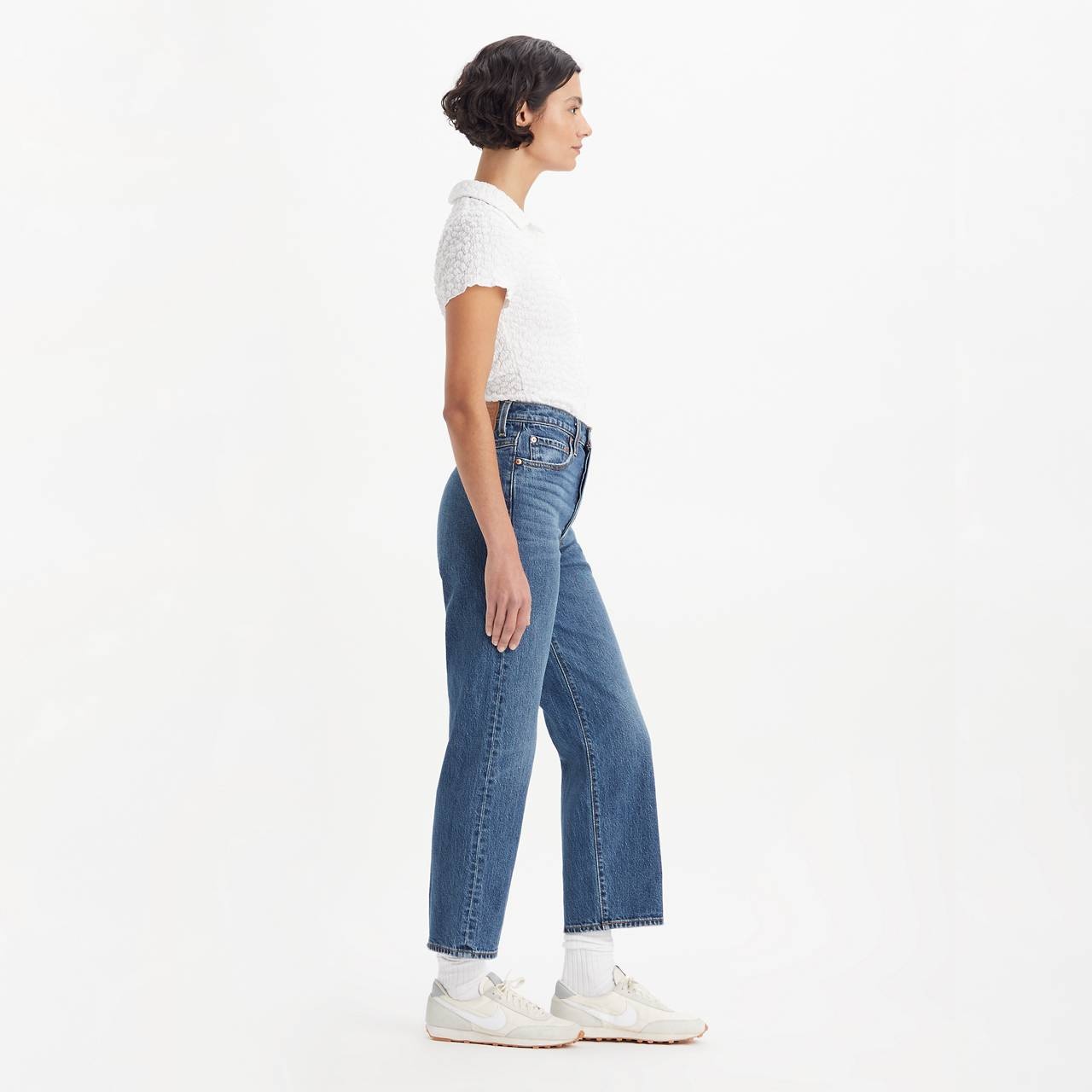 RIBCAGE NO BACK POCKET WOMEN'S JEANS - 4