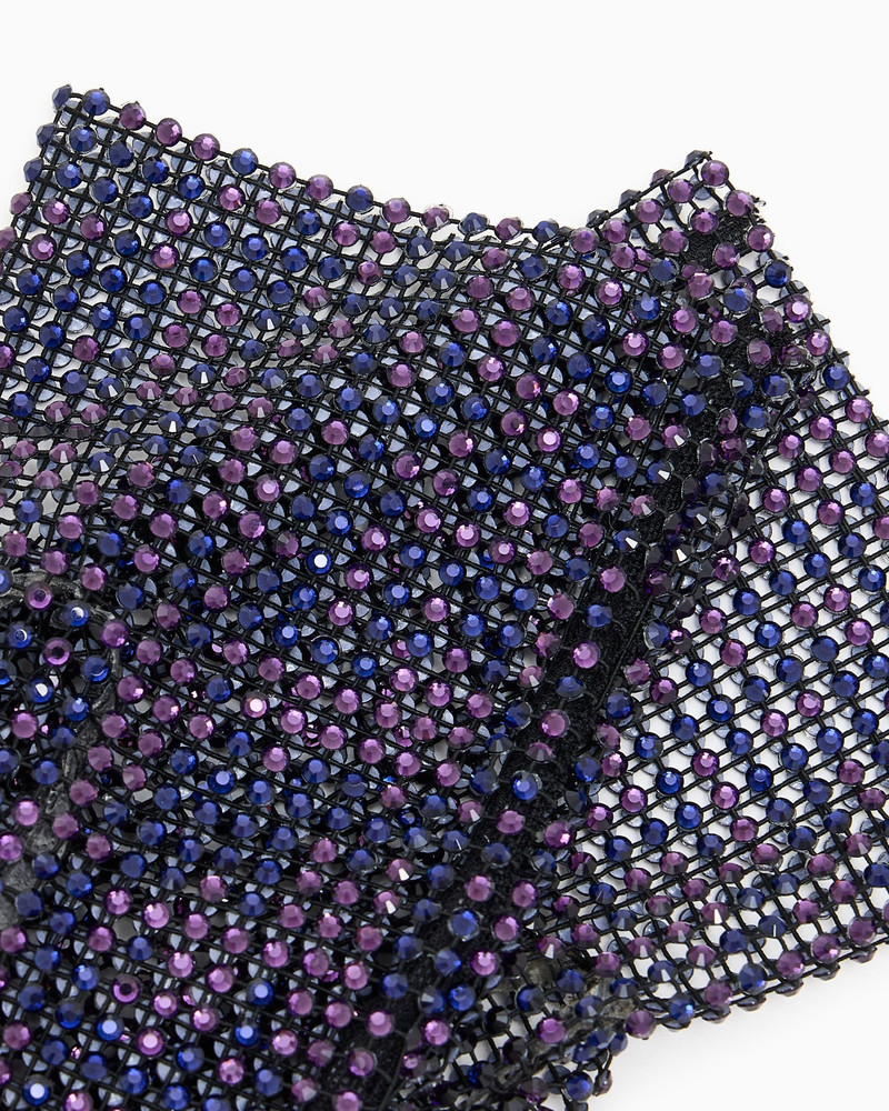 GIORGIO ARMANI MESH GLOVES WITH RHINESTONE outlook